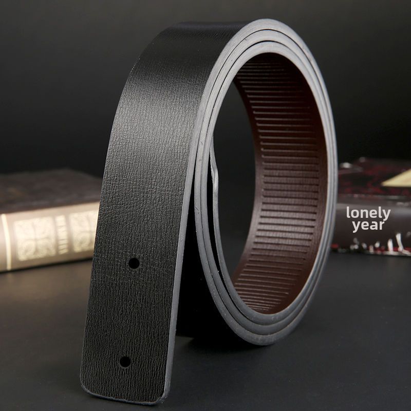 Új, fogatlan, automata csatos férfi öv, lyuktávolság 5 cm, kártyatartó nélkül, csat nélkül, gyári nagykereskedelem, egy darabos szállítással._voghion.com