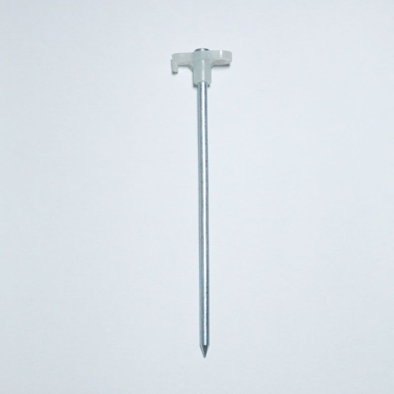 Gölgelik floresan zemin çivileri, açık hava kamp galvanizli zemin çivileri, yüksek mukavemetli rüzgar ipi plaj çadırı zemin çivileri, 23 cm demir zemin çivileri_voghion.com