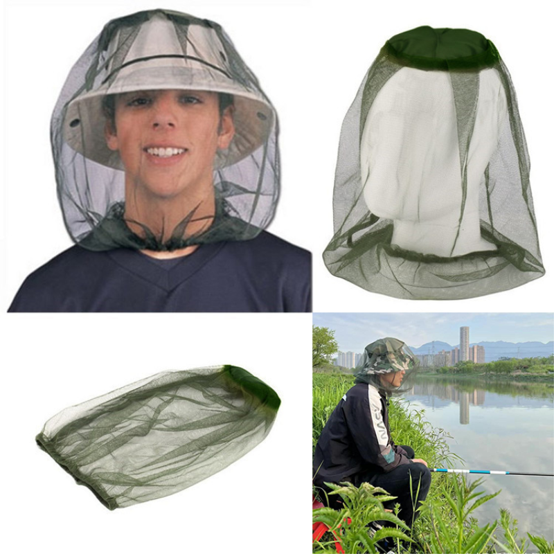 Outdoor Camping Hats Fishing CapOutdoor Fishing Cap Anti Mosquito Insect Hat Fishing Hat Bug Mesh Head_voghion.com