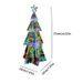 Albero di Natale iridescente, regalo creativo, decorazione invernale, ornamento per interni ed esterni_voghion.com