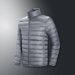 Men's Lightweight Stand Collar Down Jacket - 550fp White Duck Feather, Slim Fit Short Coat For Sports & Casual, Black/Navy/Red/Blue/Gray, M-6xl_voghion.com