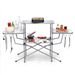 Foldable Outdoor BBQ Table Grilling Stand_voghion.com