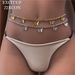 Artificial Rhinestone Body Jewelry Women's Cute Butterfly Belly Bikini Waist Chain_voghion.com