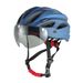 Bicycle Mountain Off-road Outdoor Riding Magnetic Visor Helmet With Light_voghion.com
