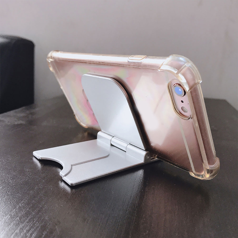 Kunjiuyou Evrensel Taşınabilir Ayarlanabilir Cep tablet telefon tutucu Standı Masaüstü Braketi-Siyah_voghion.com