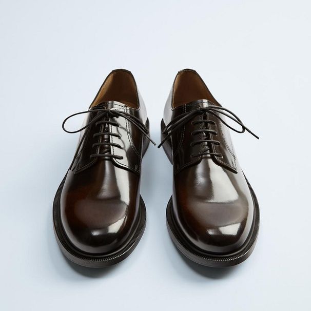 Retro First Layer Cowhide Business Formal Men's Shoes_voghion.com
