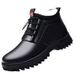 Gepolsterte Herren-Winterschuhe 2023 mit Fleecefutter, dicker Sohle, ideal für Outdoor-Aktivitäten und Schnee._voghion.com