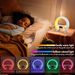 Luci notturne multifunzionali 3D, sveglia, altoparlante musicale, caricabatterie wireless, lampade da comodino_voghion.com