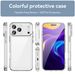 Luxury Transparent Shockproof Phone Case For Iphone 16 15 14 13 12 11 Pro Max 17 Air 16E Soft Bumper Hybrid Hard Back_voghion.com