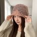 Slouchy Knitted For Women Spring Summer Simple Versatile Face Slimming Turban Hollow Breathable Cool Hat_voghion.com
