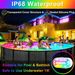 LED-Fernbedienung Schwimmbadlicht Wasserdicht IP68 Magnetisches Unterwasserlicht USB-Lade-Unterwasserlicht_voghion.com