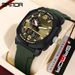 Multi Functional Digital Watch, Dual Display Waterproof Luminous Electronic Watch, Fashion Electronic Watch for Youth_voghion.com