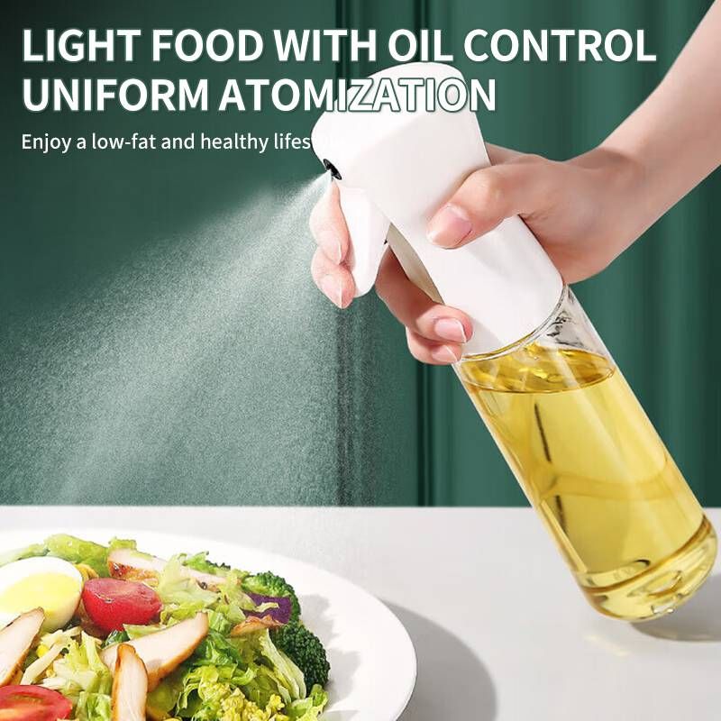 Precision Oil Dispenser Bottle – Multi-Oil Compatible For Salad, Olive & Cooking Oil With Measured Flow Control​_voghion.com