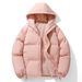 2026 Fashion Wintercoat Thicken Keep Warm Outerwear Men 100% Polyester Pure Color Long Sleeve Casual Loose Zipper Hooded Down Padded Jacket_voghion.com