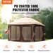 VEVOR Patio Gazebo For 10-12 Person, 10 X 13 FT Backyard Gazebo, With Mosquito Netting, Metal Frame, And PU Coated 180G Polyester, Outdoor Canopy Shelter For Patio, Backyard, Lawn, Garden, Deck_voghion.com