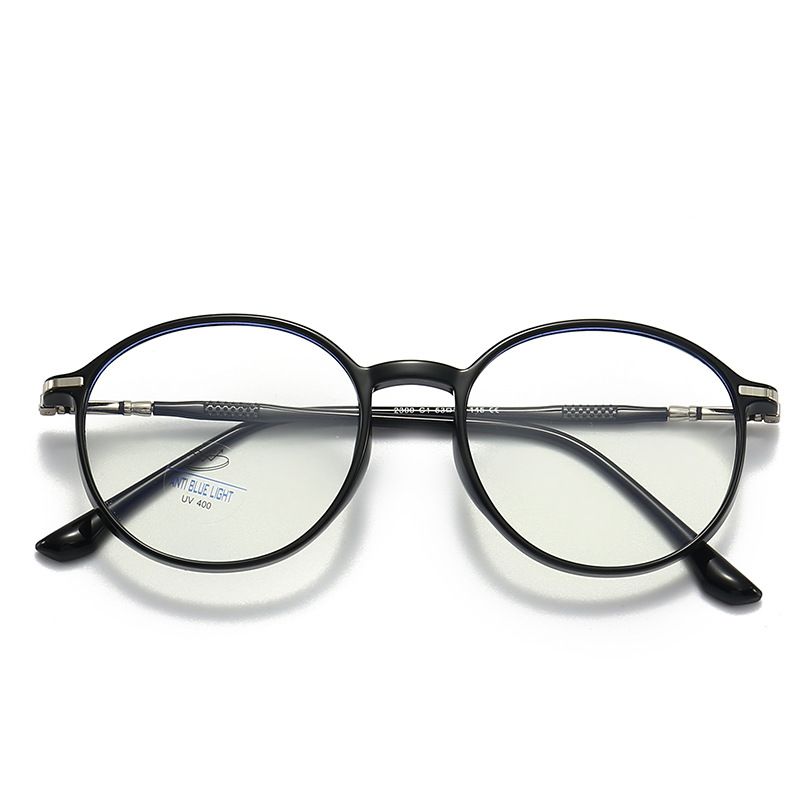 Nieuwe 2300 grote modieuze bril voor zowel mannen als vrouwen, TR90 frame platte spiegel anti-blauw licht bril_voghion.com