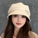 Καπέλο ψαρά Φθινόπωρο και Χειμώνας Νέο Οκταγωνικό Μπερέ Παιδικό Μονόχρωμο Καπέλο με Πρόσωπο για Έκθεση Μικρό Καπέλο Νιπτήρα Ιδιοσυγκρασία Πολυχρηστικό Καπέλο με Πέλος_voghion.com