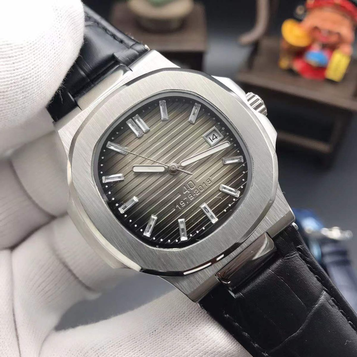 Nautilus Series 40th Anniversary Fully Automatic Mechanical Business Multi Functional Watch Men's 316 Solid Precision_voghion.com