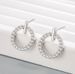 Earrings for women simple personality versatile circle earrings cold style anti allergic small earrings_voghion.com