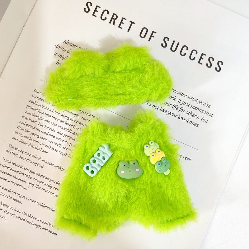 Clothes Only]LBB Doll Clothes 17cm Doll Clothes Pendant Clothes Bear Bread Clothes Frog Suit Soft And Cute_voghion.com