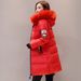Women's Clothing new winter Korean style fashionable mid length cotton coat for women large size slim hooded coat women's cotton padded jacket_voghion.com