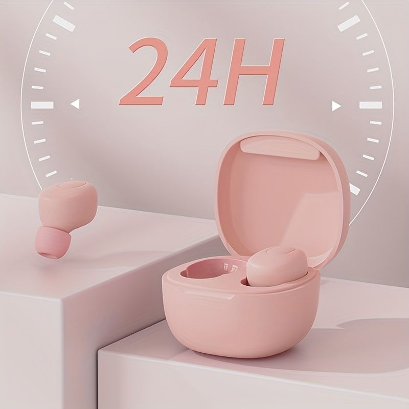Wireless In-ear Headphones With Mini Soft Earplugs, Suitable For Listening To Music, Sports, Cycling, High-quality Headphones With Noise Reduction, C_voghion.com