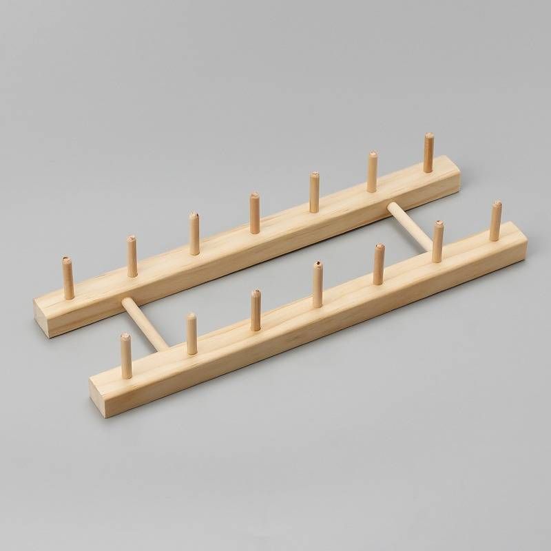 Bobinadora de hilo de madera maciza de 14 carretes, 1 pieza, estante de hilo multiusos desmontable_voghion.com