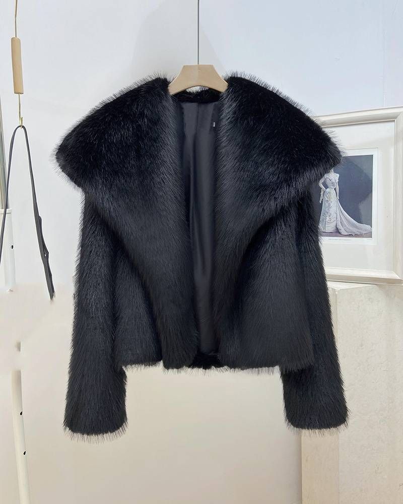 Dámské elegantní dámské oblečení, teplý kabát s dlouhým rukávem_voghion.com