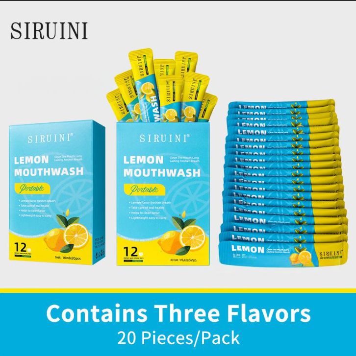 Teeth Whitening Travel Size Mouthwash English Strip Mouthwash Bag Package Portable Disposable Mouthwash_voghion.com