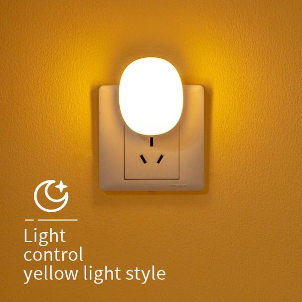 Nachtlicht mit Touch-Steuerung, dimmbare LED-Kinderzimmerlampe mit automatischem Sensor, augenschonendes, weiches Licht, USB-Stecker, 3 Farben, Timerfunktion, Baby-Fütterungslicht_voghion.com