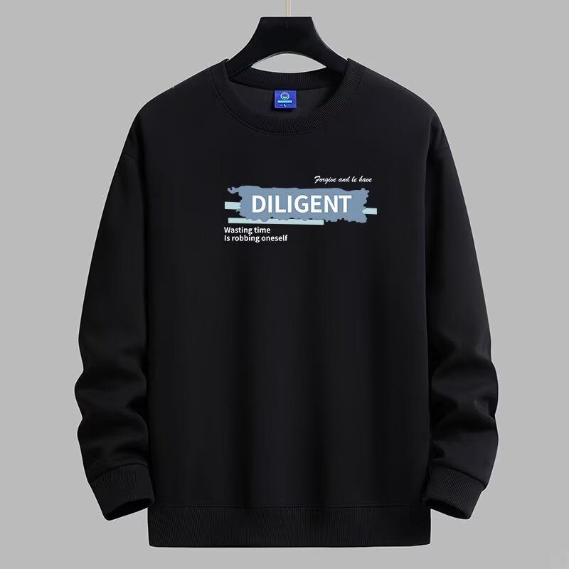 FW25 Passendes Paar-Sweatshirt aus Baumwolle mit Rundhalsausschnitt – Für Sie und Ihn_voghion.com