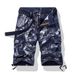 Herrenbekleidung Lockere, lässige Cargo-Shorts in Camouflage-Optik Mittellange Fünf-Punkt-Hose für Herren in Übergröße_voghion.com