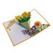 3D three-dimensional greeting card plant creative bouquet paper carving lover Teacher's Day greeting card gift plug-in greeting card gift wholesale_voghion.com