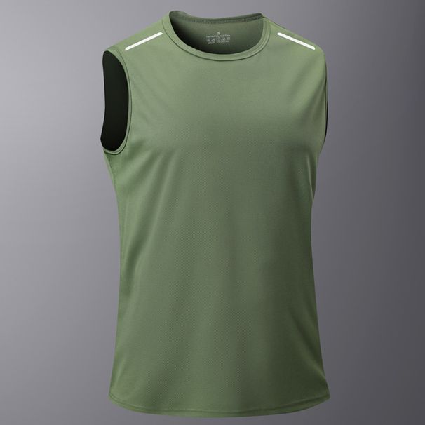 Herren-Workout-Tanktop aus Eisseide – schnelltrocknendes und atmungsaktives Netzgewebe für Fitnessstudio und Laufen_voghion.com