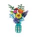 Building Blocks building blocks simulation rose bouquet assembly model desktop vase sunflower ornaments toy_voghion.com