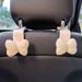 Seat Back Multifunctional Creative Cute Bowknot Hook Storage Organizer For Car Interior Use_voghion.com
