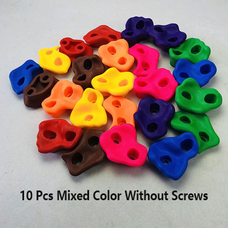 Toys For Children Kids Rock Climbing Wall Holds Games Children Wood Wall Climbing Stones Toys Child Playground Outdoor playset_voghion.com