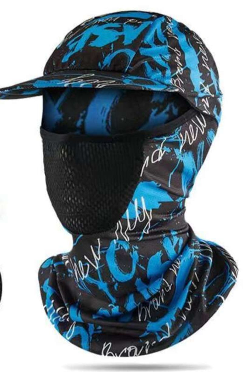 Couvre-chef avec protection solaire pour homme, cyclisme d'été, masque intégral en soie glacée, refroidissement extérieur, pêche, tour de cou, résistant aux UV_voghion.com