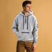 Men's Fleece Hooded Sweatshirt - Winter Warm Pullover, Oversized Fit, Casual Streetwear (Black, White, Navy, Khaki, Gray) – M-XXXL_voghion.com