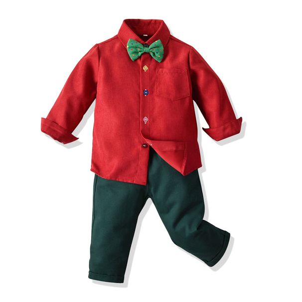 abbigliamento per bambini, comoda camicia in velluto a coste a maniche lunghe da ragazzo e completo in maglione di cotone, tuta da gentiluomo per neonato_voghion.com