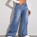 Damenbekleidung – Cat Whiskers And Maliu – Lockere Jeans mit hoher Taille und weitem Bein_voghion.com