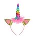 Cerchietto per capelli con unicorno incantato per bambine – Accessorio scintillante per capelli per feste di compleanno con motivo floreale e decorazione per torta_voghion.com
