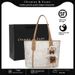 Genuine leather women's 2024 new fashionable and versatile high-end trendy tote large capacity commuting shoulder bag_voghion.com