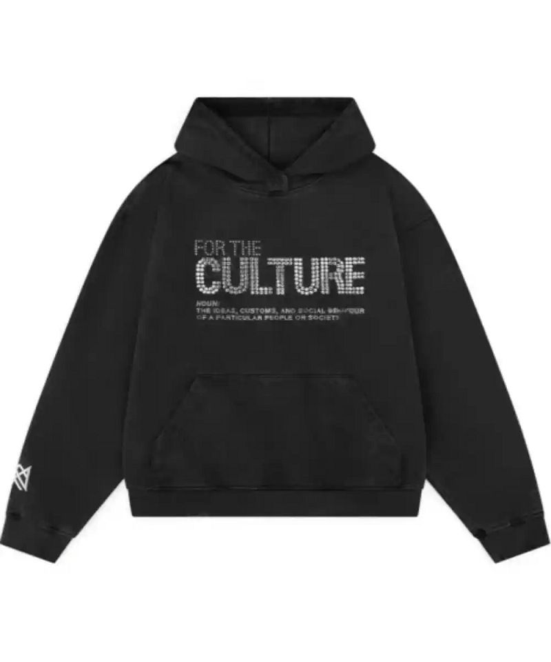 ​​"Men's Trendy Retro Hooded Sweatshirt - Soft Loose Fit, Diamond Pattern, Autumn Winter Fashion, Black/Grey/Blue"​​_voghion.com