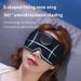 3D Heating Eye Massage Mask, USB Rechargeable Constant Temperature Hot Compress With Light Blocking & Sleep Aid_voghion.com