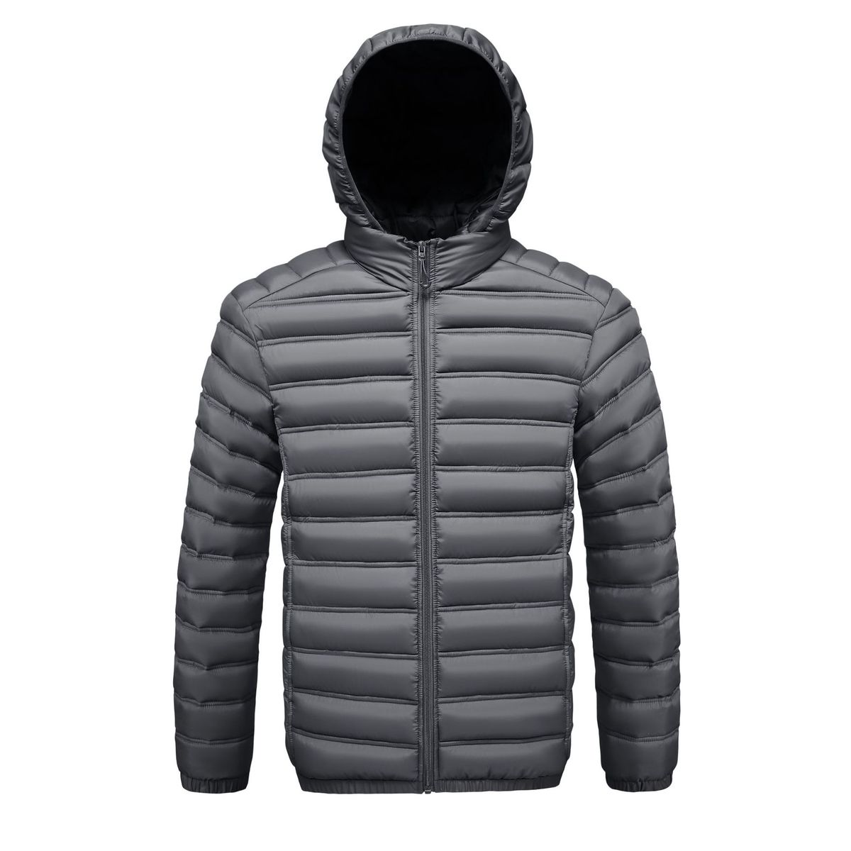 Rib Suit Cotton-padded Coat For Men, Graphene Removable Cap, Fleece Thickened Large Size Coat For Men_voghion.com