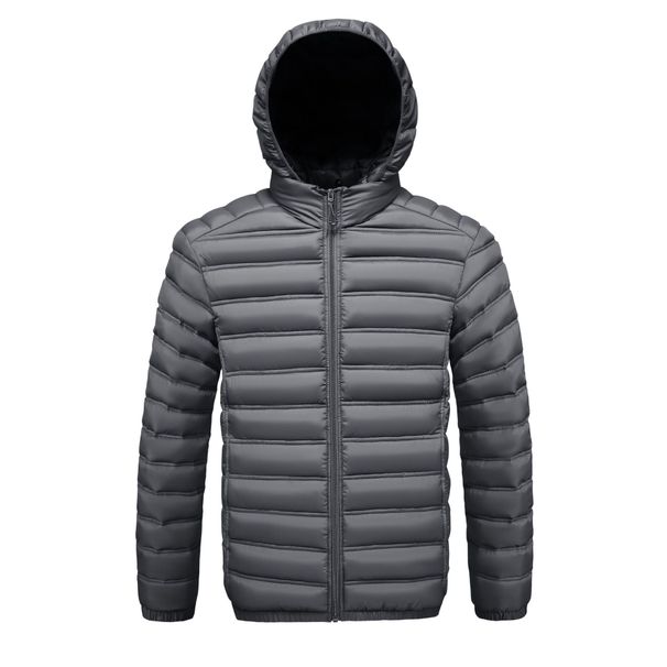 Rib Suit Cotton-padded Coat For Men, Graphene Removable Cap, Fleece Thickened Large Size Coat For Men_voghion.com