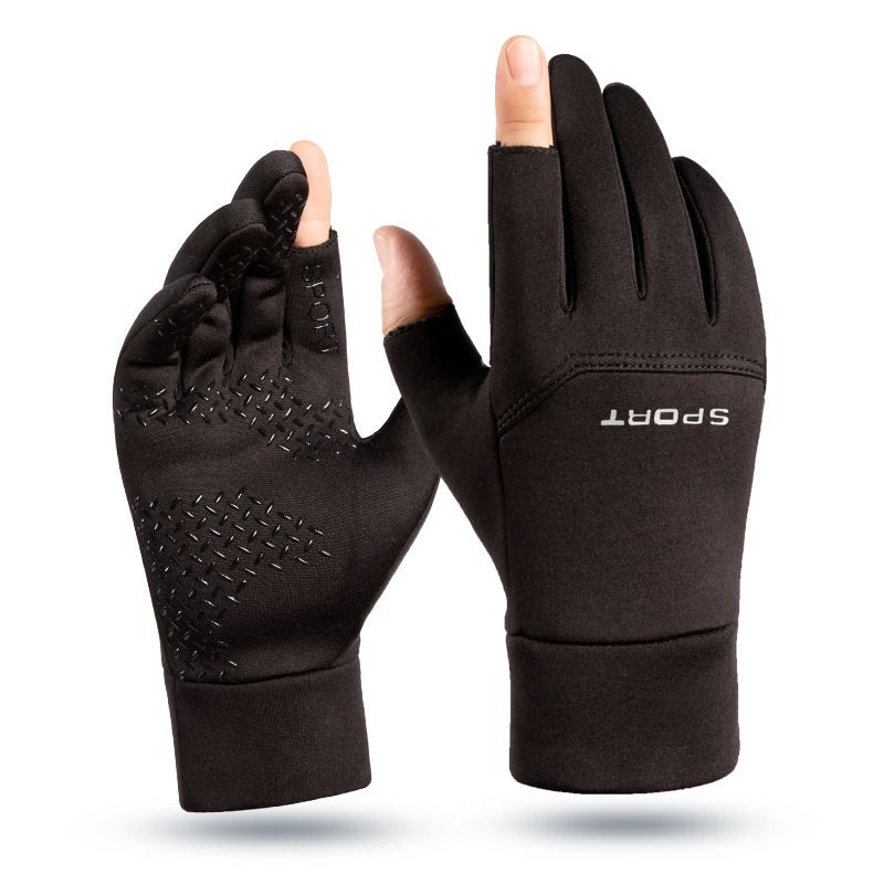 Unisex Outdoor męska zimowa polarowa ciepła z ekranem dotykowym antypoślizgowa jazda górska narciarstwo wodoodporna wiatroszczelna sport_voghion.com