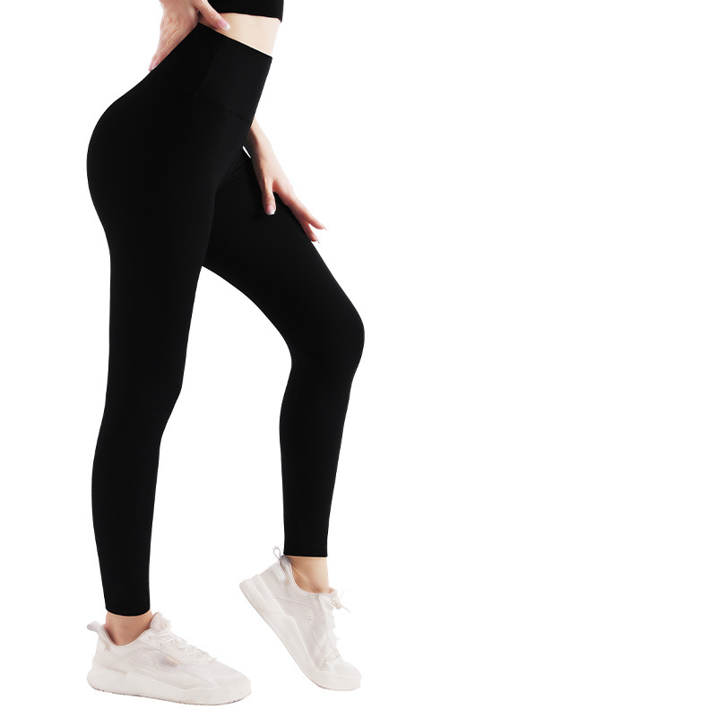 korkeavyötäröiset leggingsit naisille tiukasti istuvat urheilufitness korkeavyötäröiset joogahousut_voghion.com