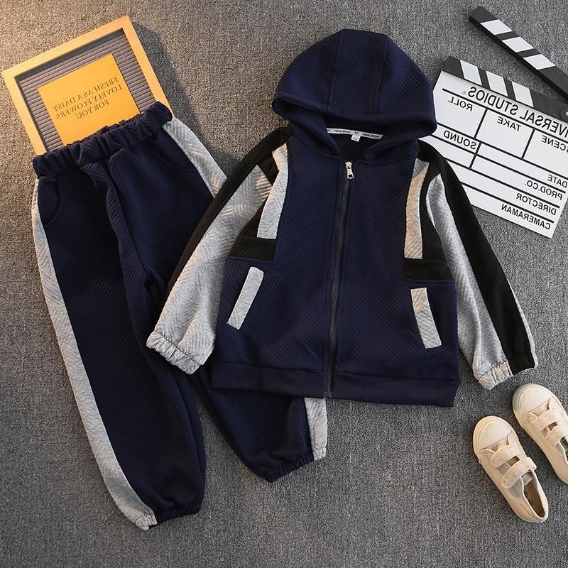 Kinderkleding Jongens celebritypakken Nieuwe en modieuze lente- en herfstkleding voor middelgrote en grote kinderen, jongens, herfst- en najaarskleding, sportkleding._voghion.com